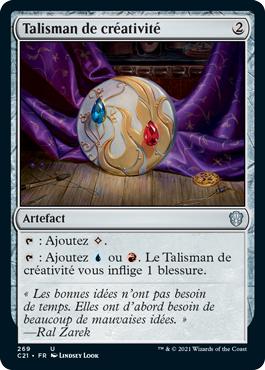 Talisman de créativité - Commander 2021