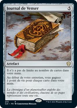 Journal de Venser - Commander 2021