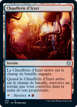 Chaufferie d'Izzet - Commander 2021