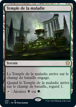 Temple de la maladie - Commander 2021