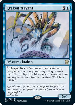 Kraken frayant - Commander 2021