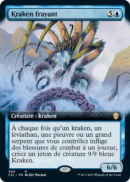 Kraken frayant - Commander 2021