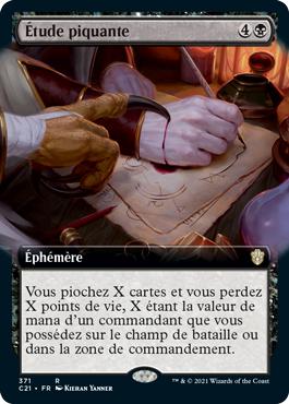 Étude piquante - Commander 2021