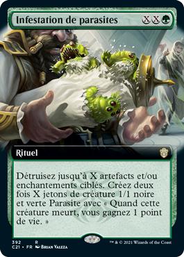 Infestation de parasites - Commander 2021