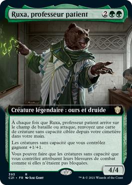 Ruxa, professeur patient - Commander 2021