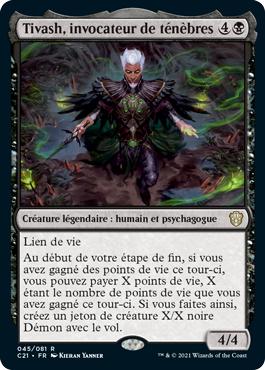 Tivash, invocateur de ténèbres - Commander 2021