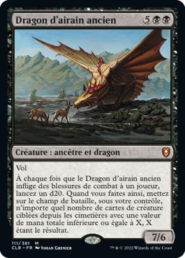 Dragon d'airain ancien - Commander Légendes : la bataille de la Porte de Baldur