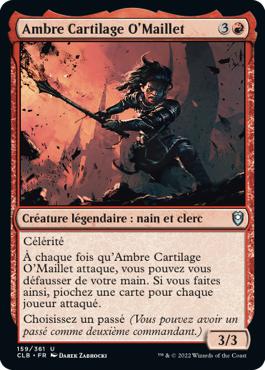 Ambre Cartilage O'Maillet - Commander Légendes : la bataille de la Porte de Baldur