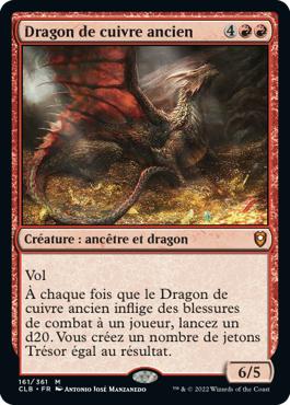 Dragon de cuivre ancien - Commander Légendes : la bataille de la Porte de Baldur