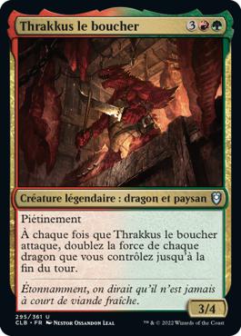 Thrakkus le boucher - Commander Légendes : la bataille de la Porte de Baldur