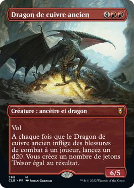 Dragon de cuivre ancien - Commander Légendes : la bataille de la Porte de Baldur