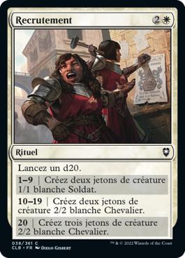 Recrutement - Commander Légendes : la bataille de la Porte de Baldur