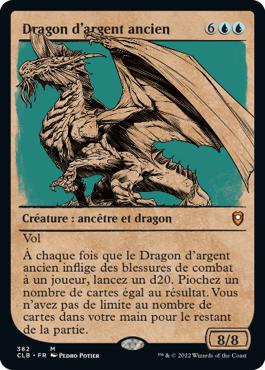 Dragon d'argent ancien - Commander Légendes : la bataille de la Porte de Baldur