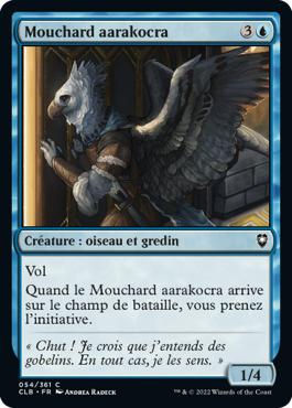 Mouchard aarakocra - Commander Légendes : la bataille de la Porte de Baldur