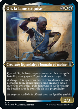 Oji, la lame exquise - Commander Légendes : la bataille de la Porte de Baldur