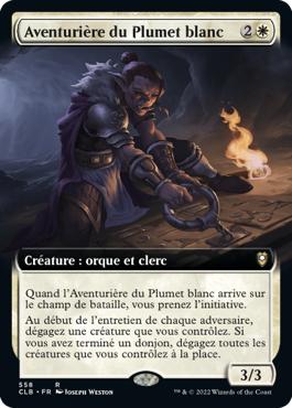 Aventurière du Plumet blanc - Commander Légendes : la bataille de la Porte de Baldur