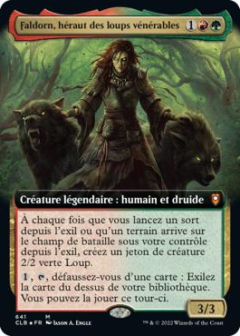 Faldorn, héraut des loups vénérables - Commander Légendes : la bataille de la Porte de Baldur
