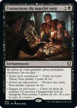 Connexions du marché noir - Commander Légendes : la bataille de la Porte de Baldur