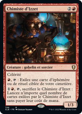 Chimiste d'Izzet - Commander Légendes : la bataille de la Porte de Baldur