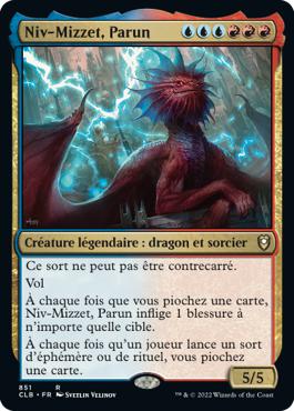 Niv-Mizzet, Parun - Commander Légendes : la bataille de la Porte de Baldur