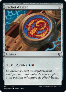 Cachet d'Izzet - Commander Légendes : la bataille de la Porte de Baldur