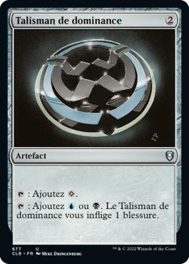 Talisman de dominance - Commander Légendes : la bataille de la Porte de Baldur