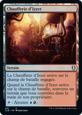 Chaufferie d'Izzet - Commander Légendes : la bataille de la Porte de Baldur