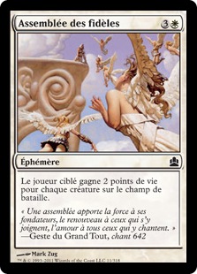 Assemblée des fidèles - Magic: The Gathering-Commander