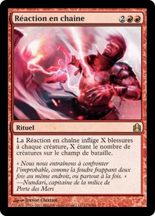 Réaction en chaîne - Magic: The Gathering-Commander