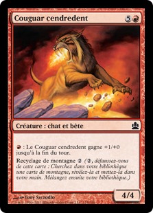 Couguar cendredent - Magic: The Gathering-Commander