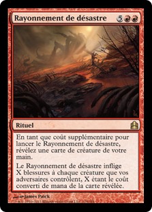 Rayonnement de désastre - Magic: The Gathering-Commander