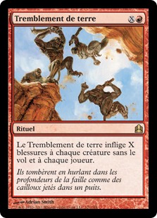 Tremblement de terre - Magic: The Gathering-Commander