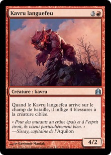 Kavru languefeu - Magic: The Gathering-Commander