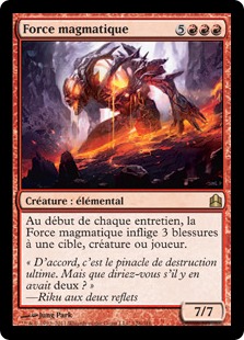 Force magmatique - Magic: The Gathering-Commander