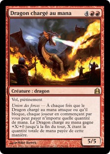 Dragon chargé au mana - Magic: The Gathering-Commander
