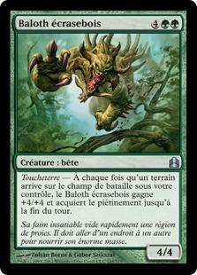 Baloth écrasebois - Magic: The Gathering-Commander