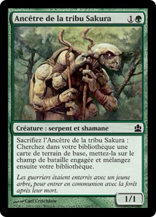 Ancêtre de la tribu Sakura - Magic: The Gathering-Commander