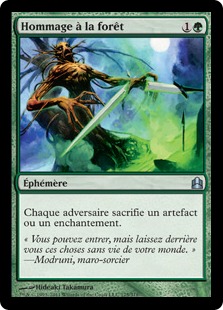 Hommage à la forêt - Magic: The Gathering-Commander