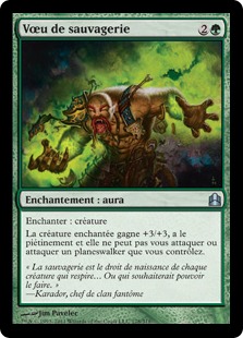 Vœu de sauvagerie - Magic: The Gathering-Commander