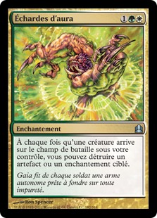 Échardes d'aura - Magic: The Gathering-Commander