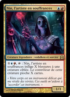 Nin, l'artiste en souffrances - Magic: The Gathering-Commander