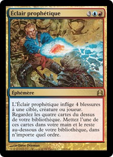 Éclair prophétique - Magic: The Gathering-Commander