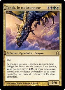 Teneb, le moissonneur - Magic: The Gathering-Commander