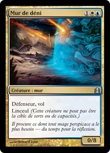 Mur de déni - Magic: The Gathering-Commander