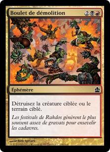 Boulet de démolition - Magic: The Gathering-Commander