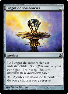 Lingot de sombracier - Magic: The Gathering-Commander