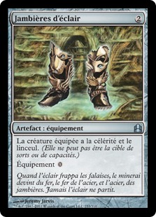 Jambières d'éclair - Magic: The Gathering-Commander