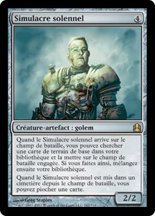 Simulacre solennel - Magic: The Gathering-Commander