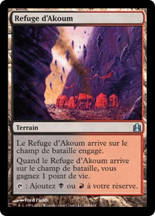 Refuge d'Akoum - Magic: The Gathering-Commander