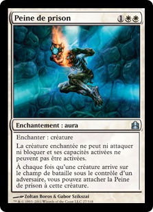 Peine de prison - Magic: The Gathering-Commander